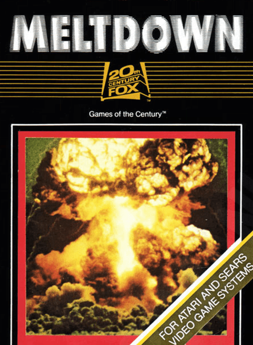 Meltdown box art for Atari 2600